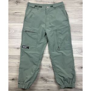 Neighborhood x Izzue Plus NHIZ Sage Green Nylon Cargo‎ Joggers Pants Men's Small